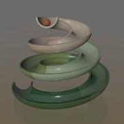 Ball Movement In A Spiral In Cinema 4d Tutorial