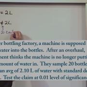 Lesson 15 Hypothesis Testing For Means Small Samples Part 5