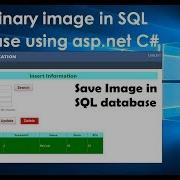 How To Upload And Display Image In ASP Net Using C Save Binary Image In SQL Server