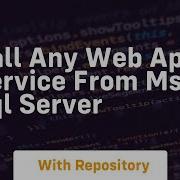 Call Any Web Api Service From Ms Sql Server