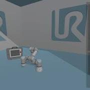 Unity3D Industrial Robotics Universal Robots UR3 Digital Twin Application