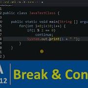 Java Tutorial 12 Control Statements In Java Programming Break And Continue
