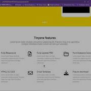 TinyOne PSD TO HTML Responsive