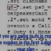Call Of Duty 4 Name Colored