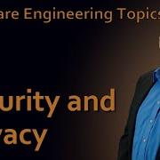 Software Engineering 66 Security And Privacy