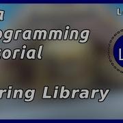 Strings In Lua Lua Tutorial Part 5
