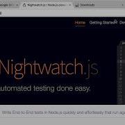 Nightwatch Js Installation In 15 Steps Selenium Javascript Using Node Js