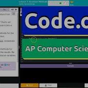 Code Org Lesson 7 7A Accessor Methods Tutorial With Answers Unit 2 CSA
