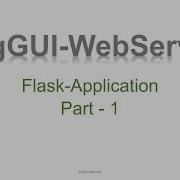 Python Web Service For Networking Using Flask PingGUI Part1