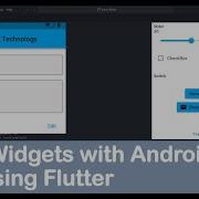 Form Input Widget On Flutter Android Text Slider Switch Date Picker Buttons Check Box