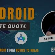Create Simple Quote APP Using Linear Layout Android With Kotlin Episode 3