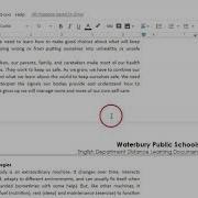 Annotating Text In Google Docs