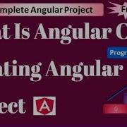 Angular Fundamentals Creating Angular Project Using Angular CLI