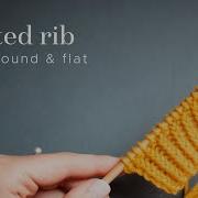 Knitting Tutorial Twisted Rib