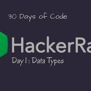 Day 1 Data Types
