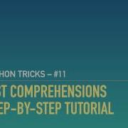 Python Tutorial List Comprehensions Step By Step