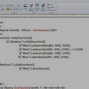 JQUERY EFFECTS CLEARQUEUE METHOD DEMO