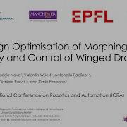 Co Design Optimisation Of Morphing Topology And Control Of Winged Drones