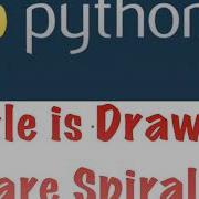 Python Drawing Square Spiral