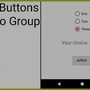 Radio Buttons Radio Groups Android Studio Tutorial