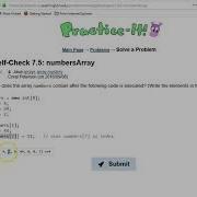 Building Java Programs Chapter 7 Self Check 7 5 NumbersArray