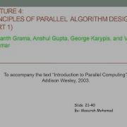 Lecture 4 Parallel Algorithm Design Part2
