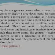 AJP AWT MenuBar Menu MenuItem