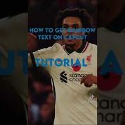 How To Get Rainbow Text On Capcut Tutorial Shorts Football Capcut Viralshorts Roadto1k