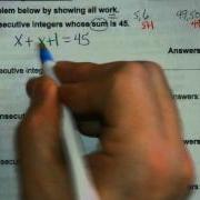 Alg 1 Unit 2A Perimeter Equations And Consecutive Integers