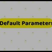 ES6 Default Parameters