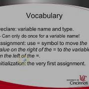 Declaring Initializing Assigning Variables Local Parameter Attribute
