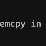 Memcpy In C Programming
