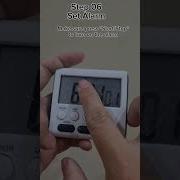 Digital Timer Step 06 Set Alarm