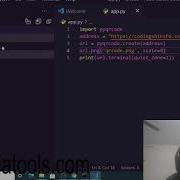 Python 3 Pyqrcode Example Script To Generate QR Codes And Save It As PNG Image Using Pypng Library