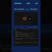 Animated Toggle Button HTML CSS Only Webdevelopment Htmlcss Shorts