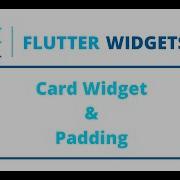 Flutter Widgets Card Padding Widget