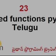 23 Nested Functions Python Telugu Vlr Training