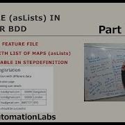 10 DataTable AsLists In Cucumber BDD Part 1 Latest 2021