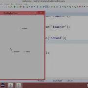 Java Swing Urdu Hindi 20 JRadio Button 02 Disable A RadioButton