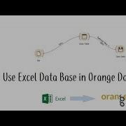 How To Create Excel Database File And Open In Orange Data Mining Tool