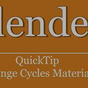 QuickTip 173 Blender Python Scripting Tutorial Change Cycles Material