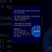 Most Python Devs Get This Wrong Can You Solve It Default Argument Quiz Shorts Education