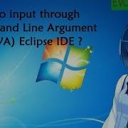 How To Input From Keyboard Through Command Line Argument In Java In Eclipse IDE