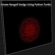 Create Rangoli Design Using Python Turtle