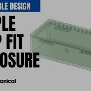 Simple SNAP FIT ENCLOSURE Design DSM Narrated Tutorial 27 Combine Tool