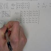3 31 Matrix Inversion By The Cholesky Method