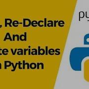 Python Tutorial 5 Swap Re Declare And Delete Variables In Python