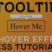 Tooltips With CSS CSS Tutorial