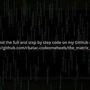 Tagalog Text Based Matrix Effect In Python Curses Library Tutorial