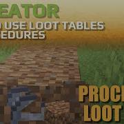 MCREATOR TUTORIAL Loot Tables Procedures 2021 3